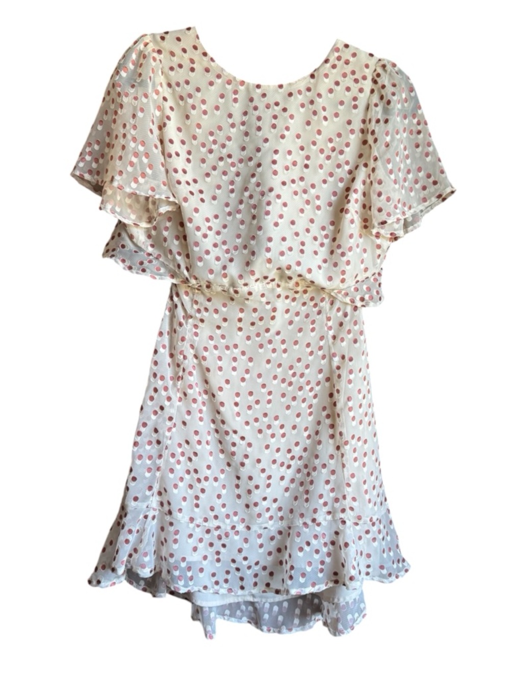 Astr the Label Elsie Cream Polka Dot Backless Dress - Picture 2 of 10